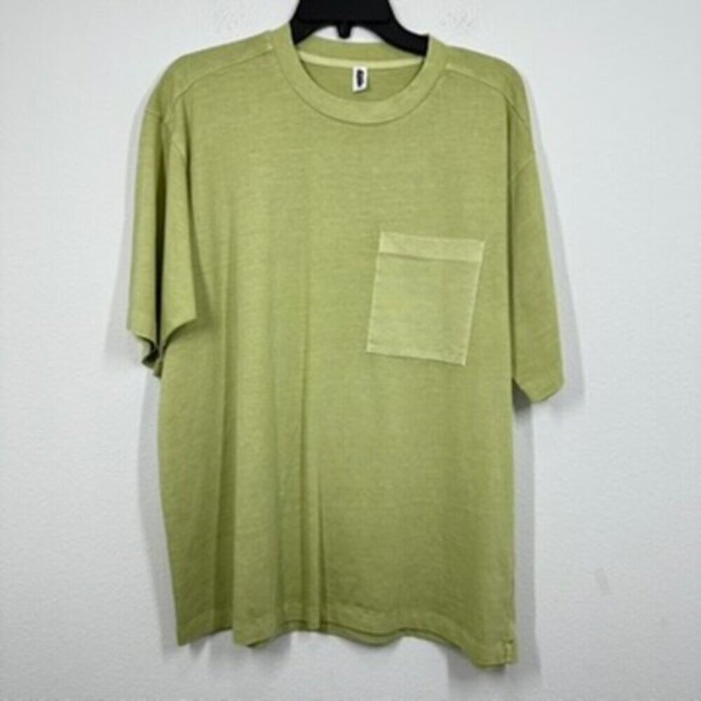 Bp. Light Green Crewneck Pocket Front Lightweight Short Sleeve Tee Casual Summer